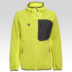 Fleece sweater with hood for fishing RAINMAN Pro GreenLemon