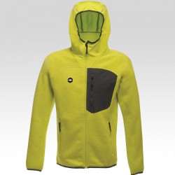 Fleece sweater with hood for fishing RAINMAN Pro GreenLemon