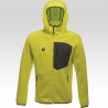 Fleece sweater with hood for fishing RAINMAN Pro GreenLemon