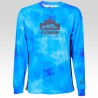 Performance Fishing t-shirt RAINMAN CrystalBlue