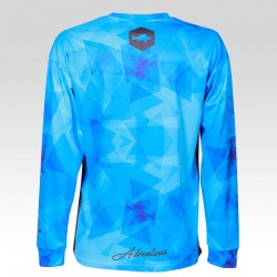 Performance Fishing t-shirt RAINMAN CrystalBlue