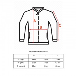 Softshell fishing jacket RAINMAN ThunderStorm