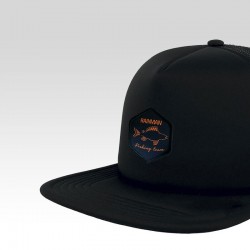 Fishing cap with flat visor Rainman BlackIsland
