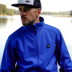 Softshell fishing jacket RAINMAN ThunderStorm Blue