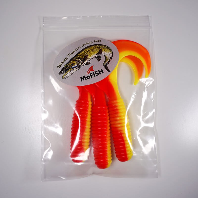 3 vnt. tvisteris Mofish 12,5cm dragon